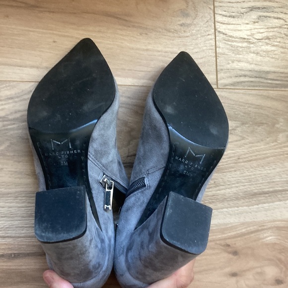 marc fisher grey booties - Picture 3 of 4